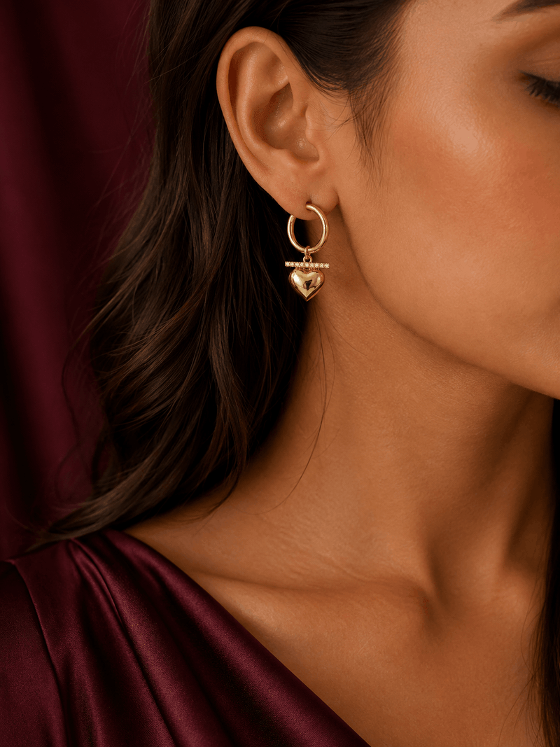 Puffy Heart Hoops