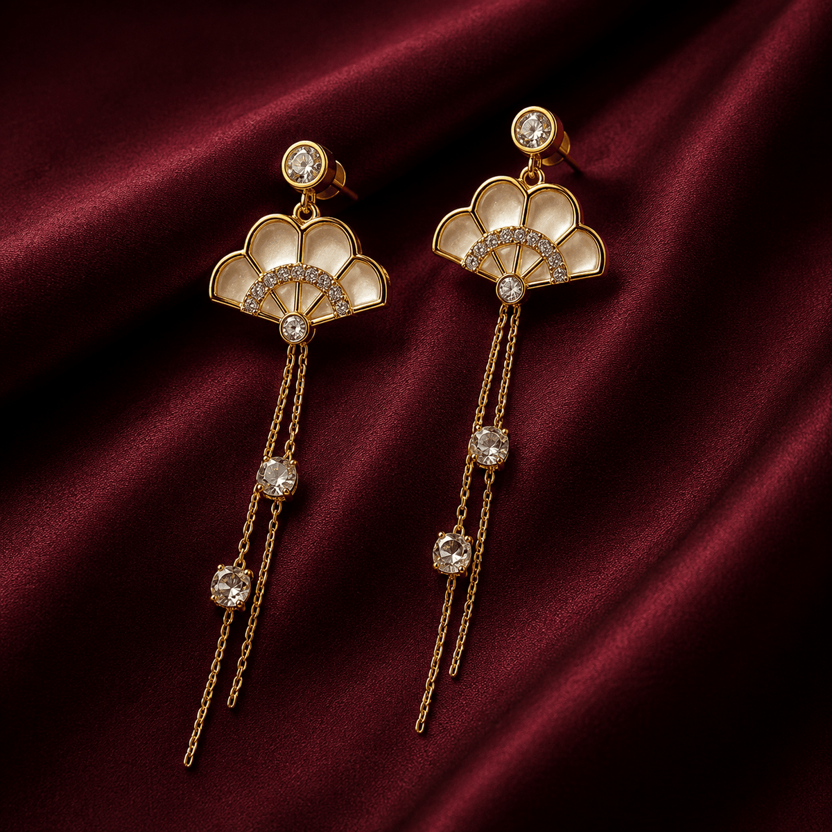 Daisy Fan Drops (Golden)