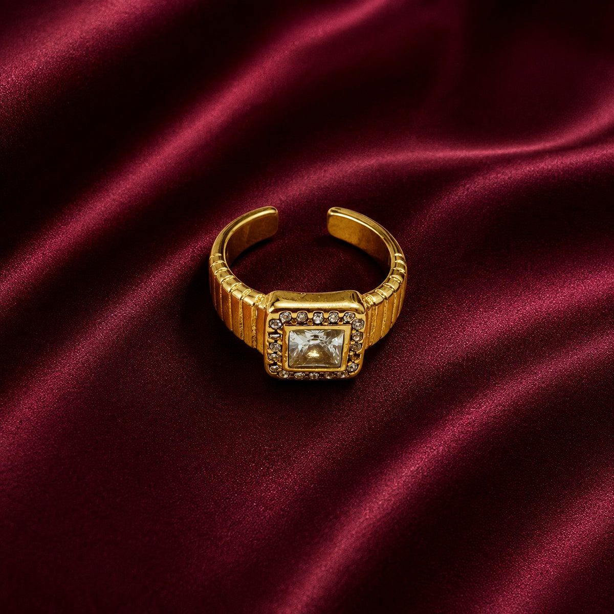 Classy Gold Statement Ring