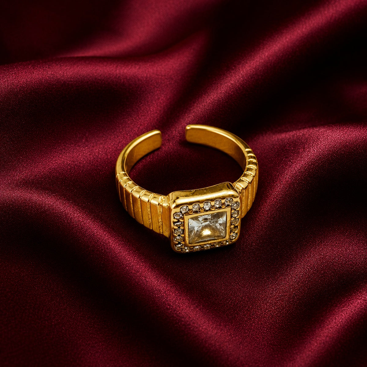 Classy Gold Statement Ring