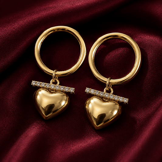 Puffy Heart Hoops